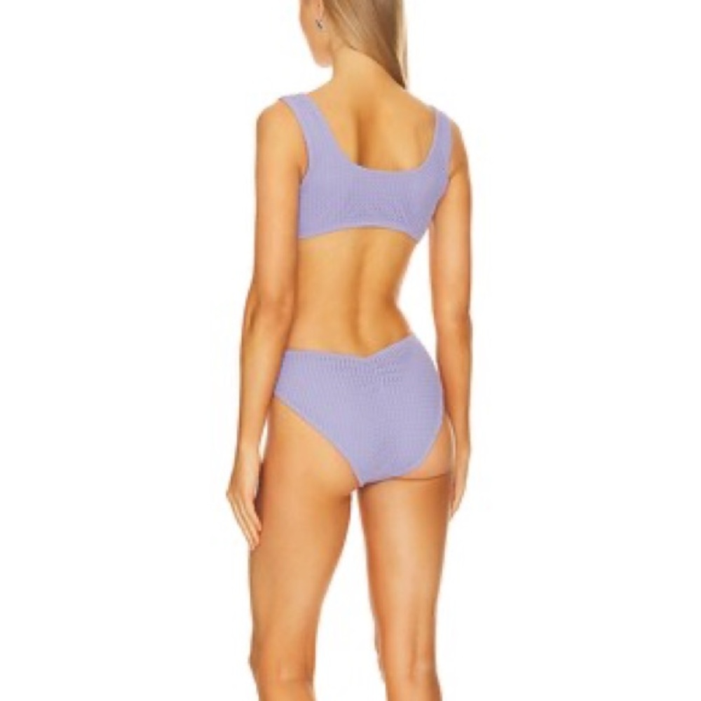 Ky One-Piece by Montce Swim in Lavender - Picture 2 of 3
